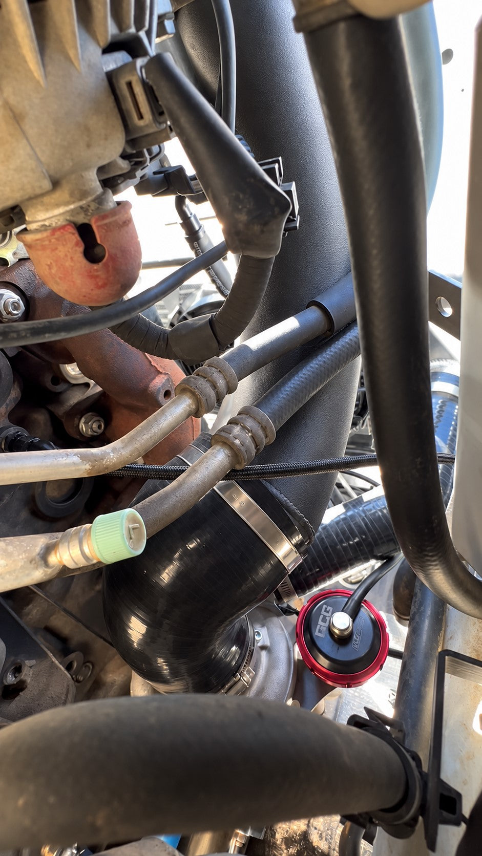 Plumbing Kit: GU TD42 4" Turbo Inlet.