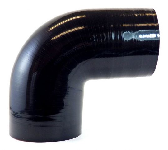 4" silicone 90 degree bend