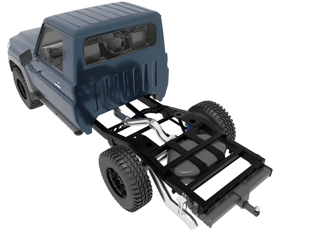 Fatz VDJ79 Series Jmacx Converted 4” DPF Back Exhaust. - Image 3