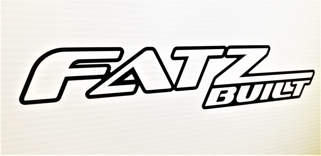 Fatz Built Sticker. Two sizes available - Image 5