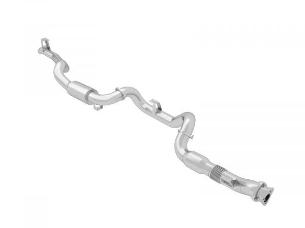 Fatz VDJ79 Series Pre-DPF (Dual Fuel Tank) Turbo Back 4" Exhaust. - Image 2