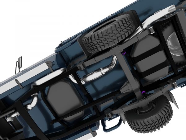 Fatz VDJ79 Series Pre-DPF (Dual Fuel Tank) Turbo Back 4" Exhaust. - Image 13