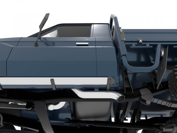 Fatz VDJ79 Single Cab 4" DUEL TANK, Side Exit Exhaust. - Image 9