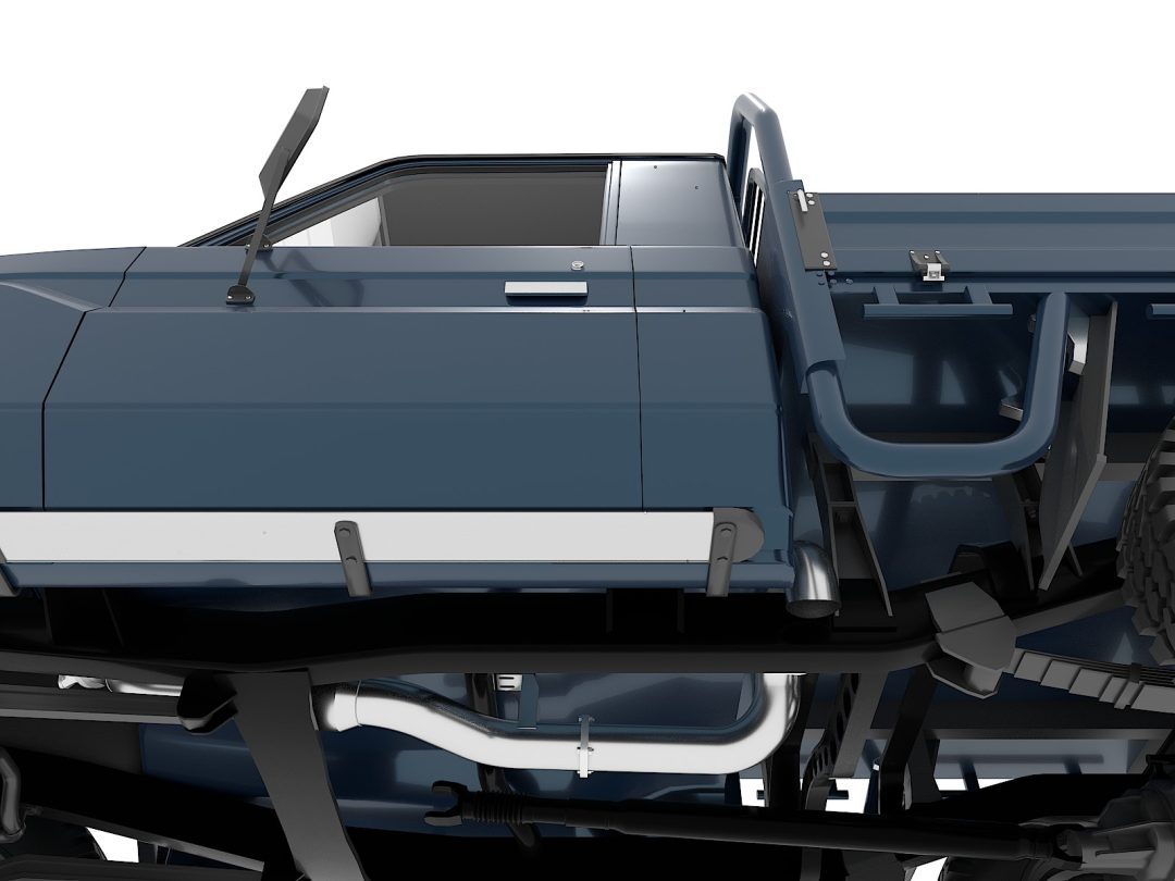 Fatz VDJ79 Turbo Back Single Cab, Single Tank Side Exit Exhaust. - Image 6