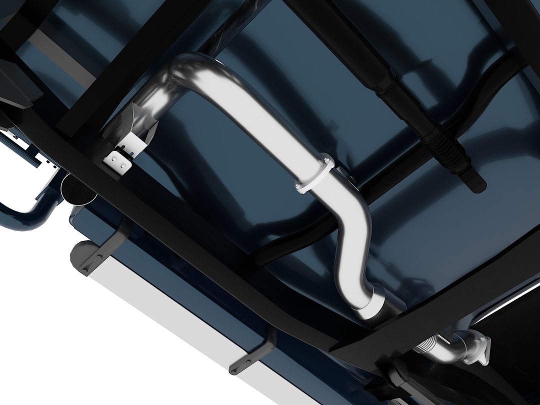 Fatz VDJ79 Turbo Back Single Cab, Single Tank Side Exit Exhaust. - Image 7