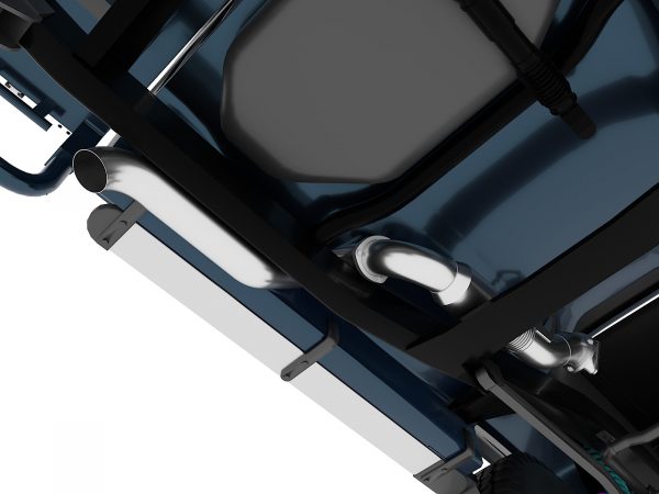 Fatz VDJ79 Single Cab 4" DUEL TANK, Side Exit Exhaust. - Image 8