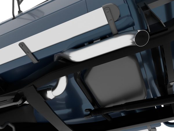 Fatz VDJ79 Single Cab 4" DUEL TANK, Side Exit Exhaust. - Image 7