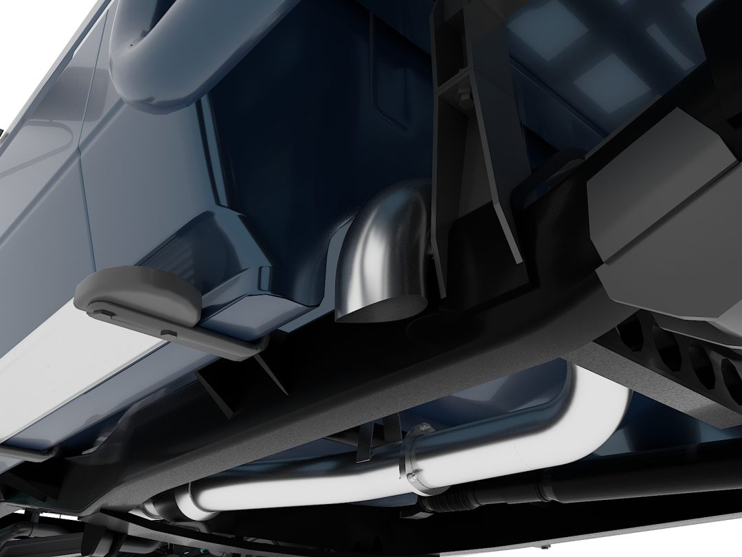 Fatz VDJ79 Turbo Back Single Cab, Single Tank Side Exit Exhaust. - Image 4