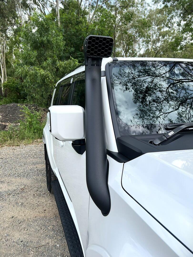 250 Series Prado 4″ RAM Head Stainless Snorkel - Image 2