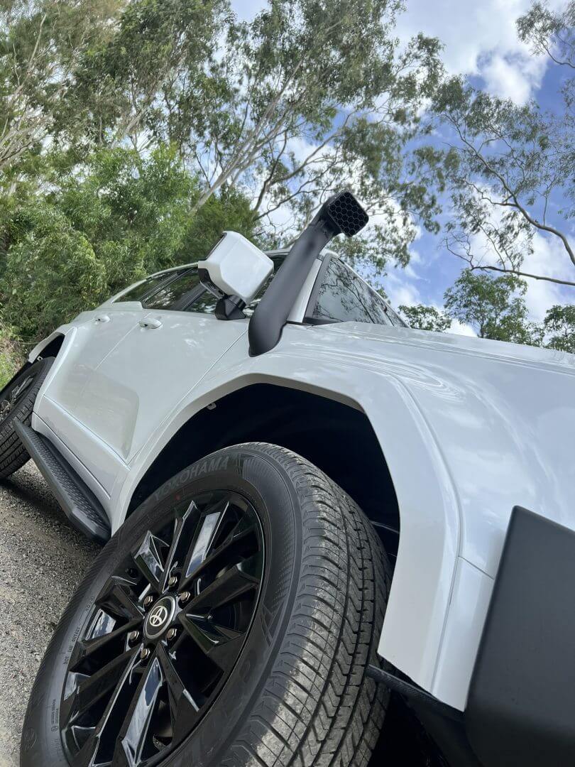 250 Series Prado 4″ RAM Head Stainless Snorkel - Image 8