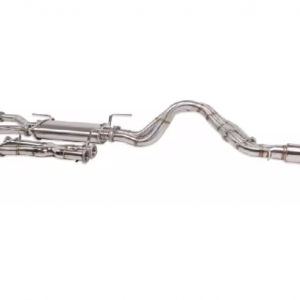 Twin 3″ into Single 4″ Exhaust for Toyota 200 Series 4.5L Landcruiser: 11/2007 – 09/2015