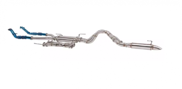 Twin 3″ into Single 4″ Exhaust for Toyota 200 Series 4.5L Landcruiser: 11/2007 – 09/2015
